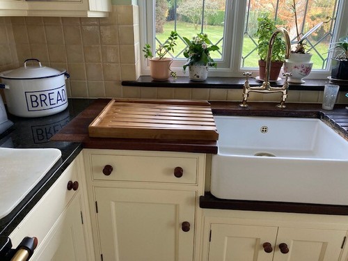 Solid pine draining board for